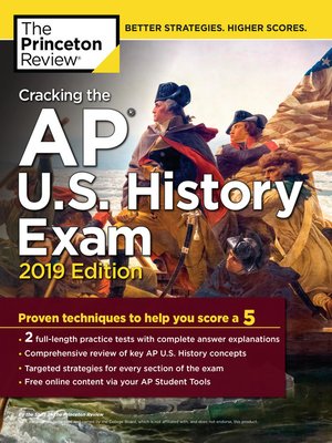 cover image of Cracking the AP U.S. History Exam, 2019 Edition